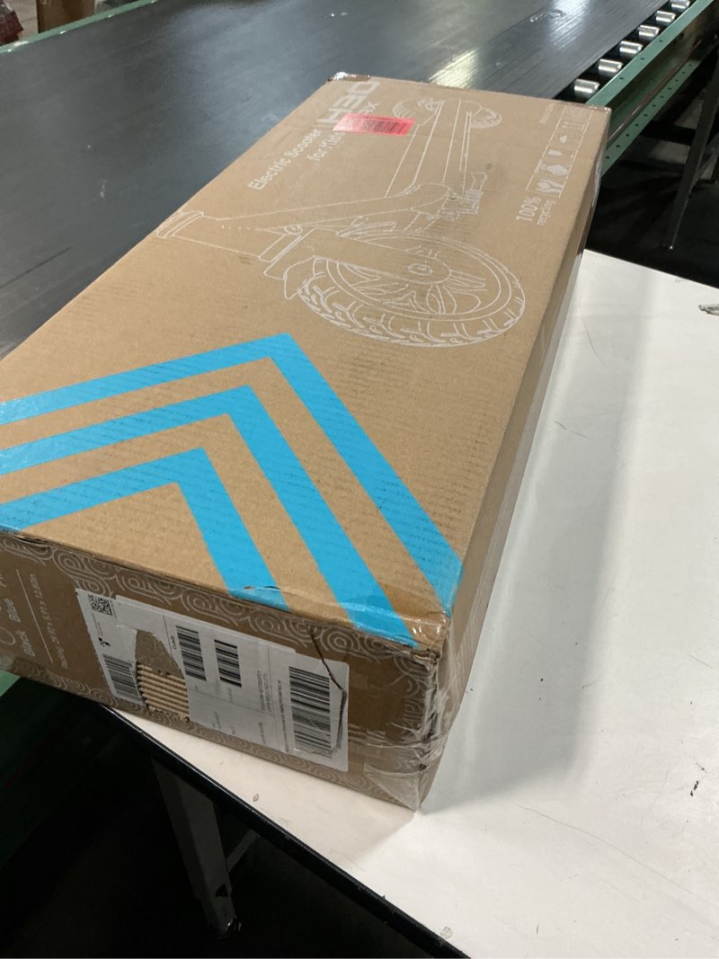 Condition photo showing New/Like New for Gyroor H30 Max Electric Scooter for Kids, LED Dispaly, 150W Powerful Motor, Dual Brake System, Adjustable Height and Speed, Best Presents for Kids H30Max-Blue