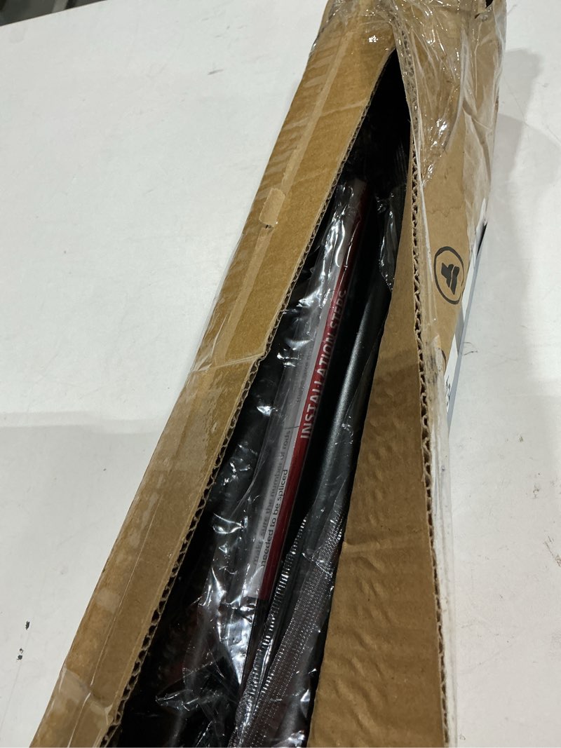 Condition photo showing New/Like New for corklatta black shower curtain rod 31 to 80 inch,1 inch diameter adjustable spring tension stainless steel telescoping rod,easy install,no rust adult sex toys for women black