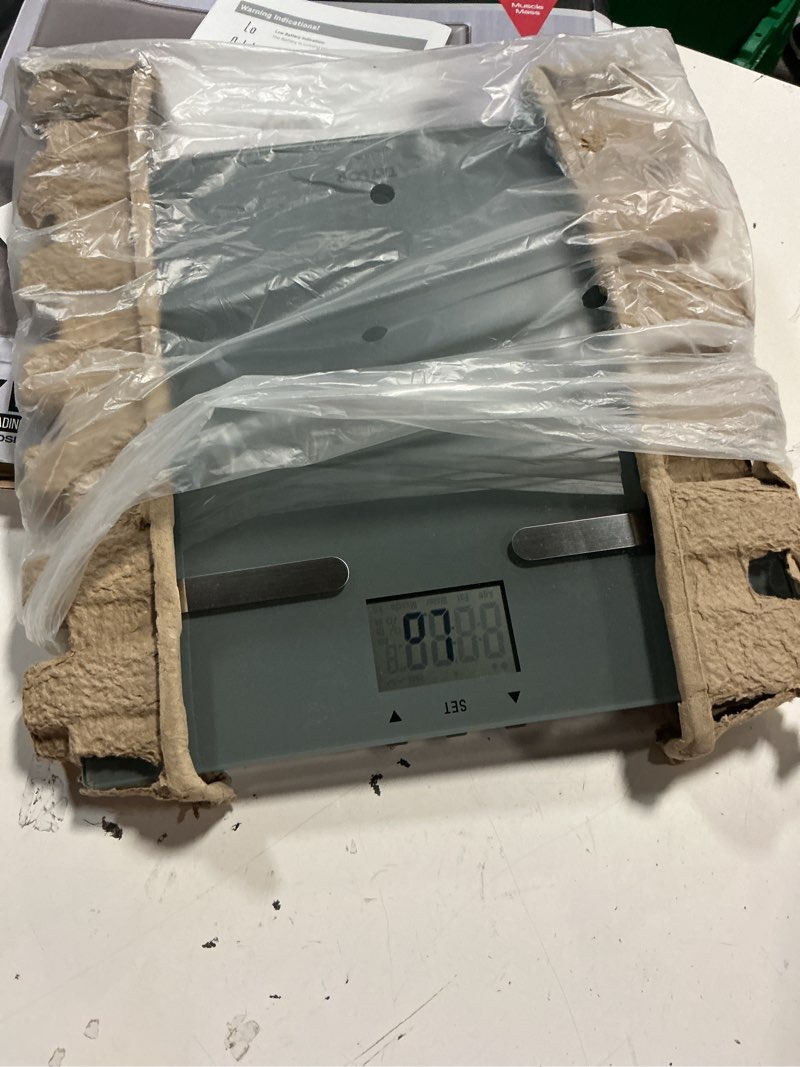 Condition photo showing Good Condition for taylor bia digital bathroom scale, charcoal grey, (5282622)