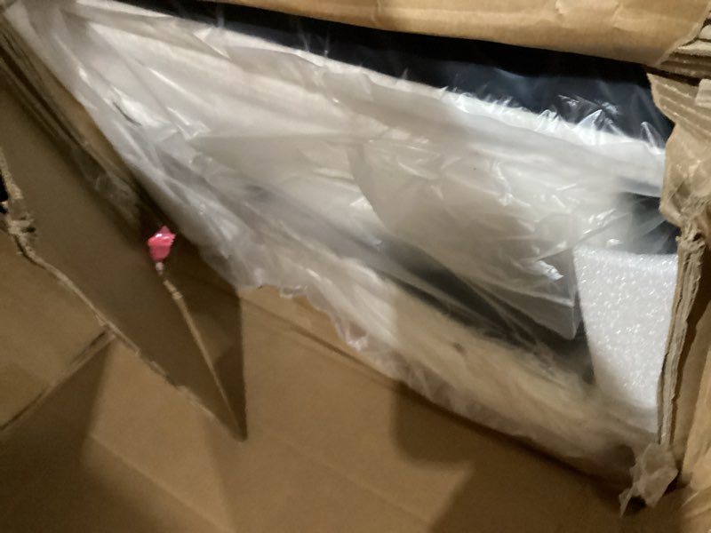 Dulane Chenille Upholstered Sleigh Bed with Scroll Wingback Headboard