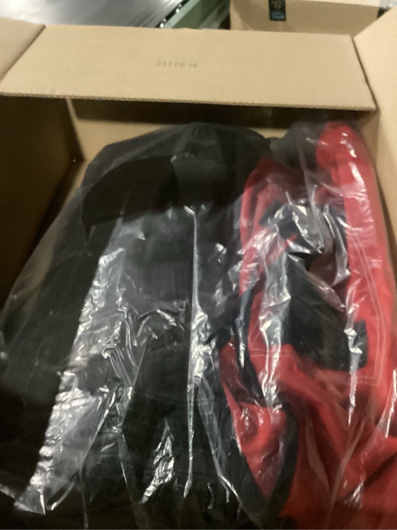 Condition photo showing As Is for QPAU 2-Person Inflatable Snow Tube with Dual Backrests & Tow Rope, Heavy Duty Canvas-Covered Blow Up Snow Sled with Handles, Fast Inflation Air Valves, Premium Snow Tubes for Kids & Adults