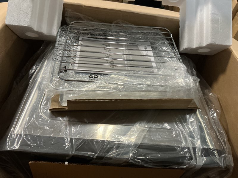 Condition photo showing Good Condition for instant pot no preheat required* 4-slice air fryer toaster oven with instantheat technology, 7-in-1, air fry, bake, toast, roast, broil, warm, and make pizza