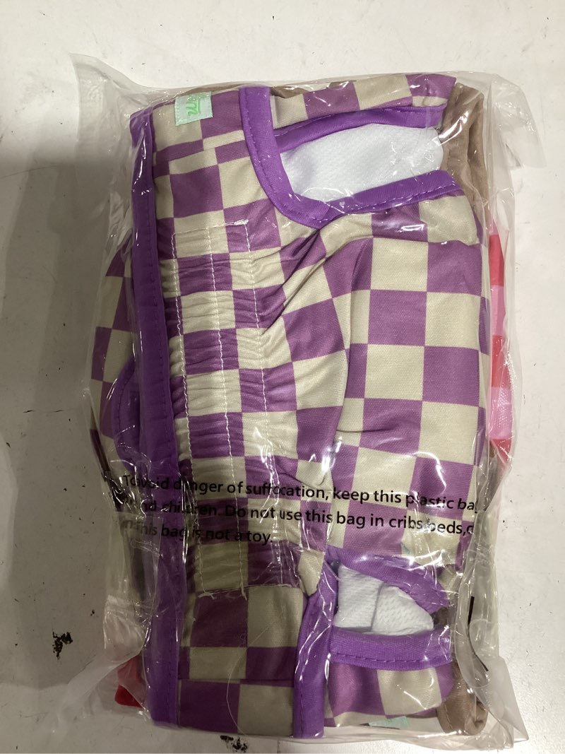 Condition photo showing Good Condition for wegreeco washable female dog diapers highly absorbent reusable diapers for dog in heat period diapers, 3 pack (checkerboard red, purple, coffee, x-large) x-large checkerboard red, purple, coffee
