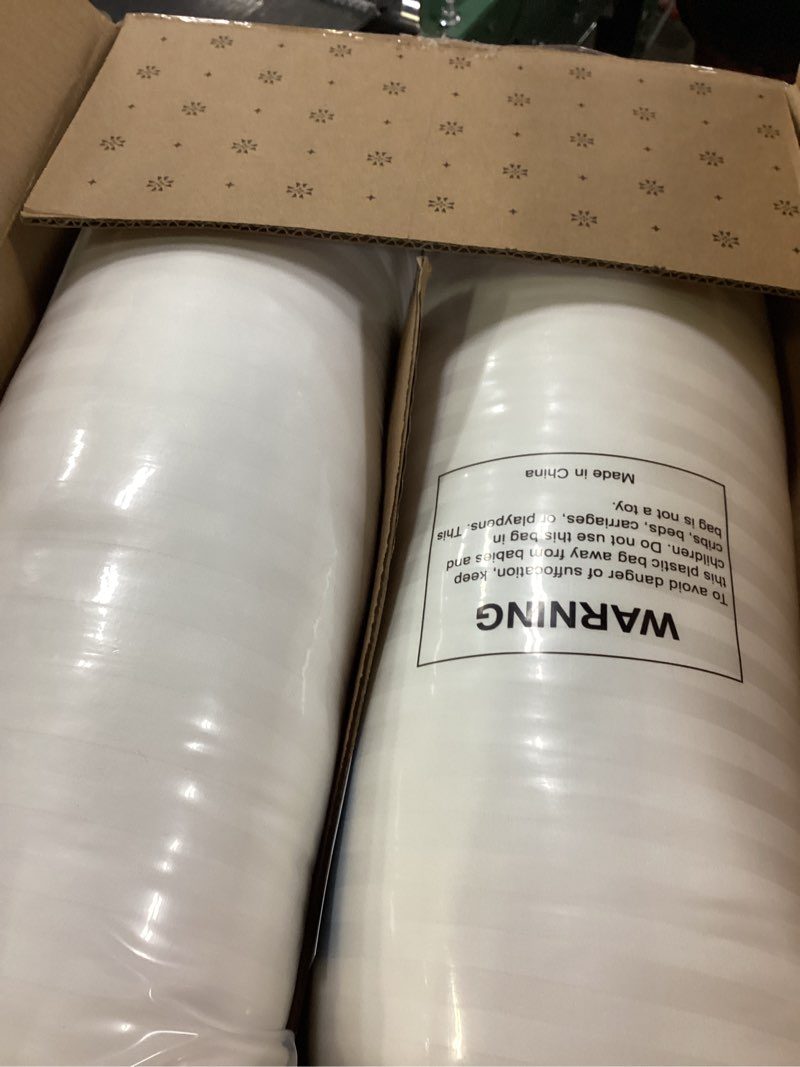 Condition photo showing New/Like New for Beckham Hotel Collection Bed Pillows Standard/Queen Size Set of 2 - Original Soft Down Alternative Pillow for Sleeping - Soft Support for Back, Stomach or Side Sleepers Queen / Standard White