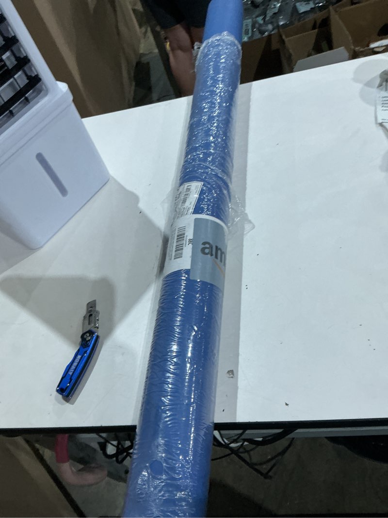 Condition photo showing Good Condition for smart&casual 48" x 2,520" (210') blue kraft craft paper roll for gift wrapping bulletin board bouquet flower art packing parcel table covering 80gsm 55lb (blue, 48" x 210') blue 48" x 2520"