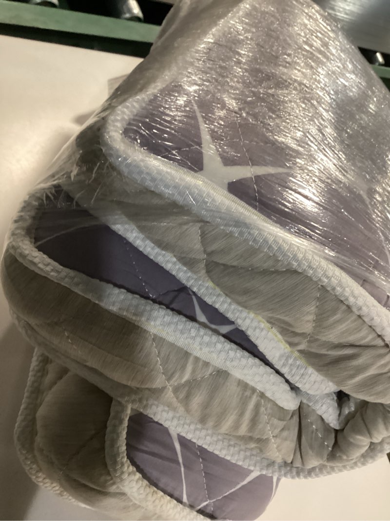 Condition photo showing As Is for Mini Crib Mattress - 38x24x4 Inch- Dual Sided with Firm Support and Comfort Foam- Breathable, Quiet and Odorless, Fits Most Mini Cribs (Does Not Fit Playard or Standard Crib) 38" x 24" x 4"(Mini Crib Mattress) Grey (Mini Crib)