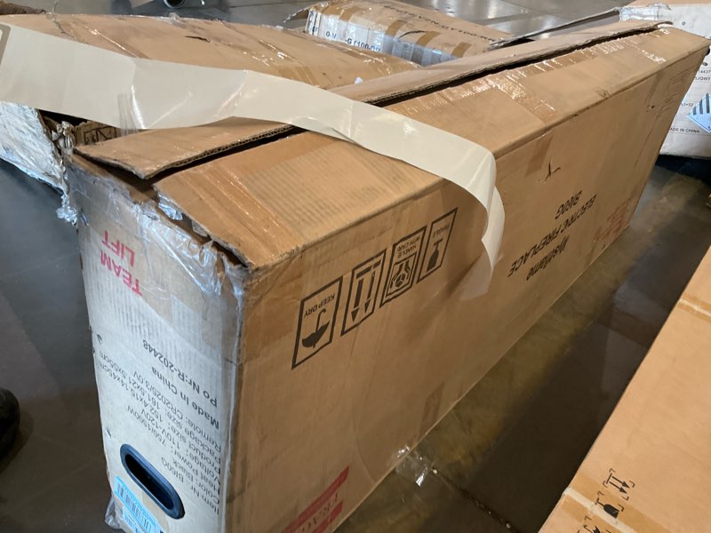 Condition photo showing Good Condition for 60 inch slim electric fireplace, recessed in?wall or wall mounted, ultra?narrow frame, realistic led flames with 3 flame colors & 3 top light colors, remote control, timer 60"