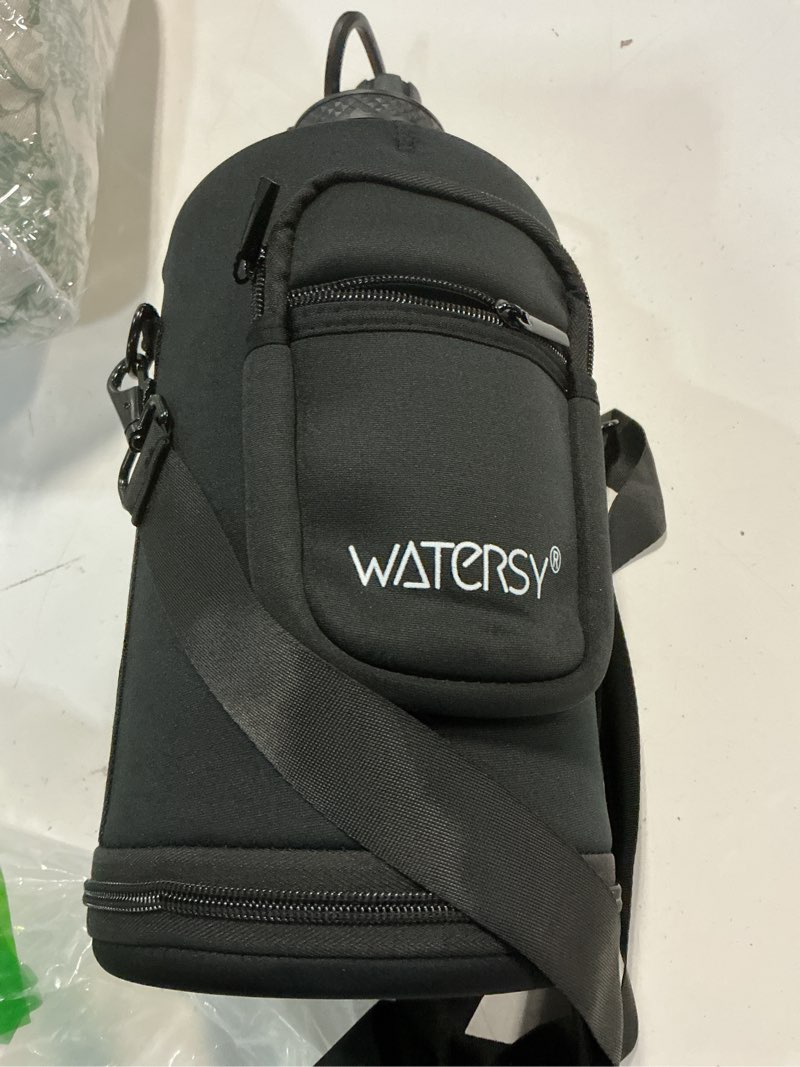 Condition photo showing Good Condition for 32oz insulated water bottle (cold for 48 hrs),bpa free&leak proof,stainless steel water flask,water jug with straw spout lids for gym,hiking,travel,black black 32 ounces
