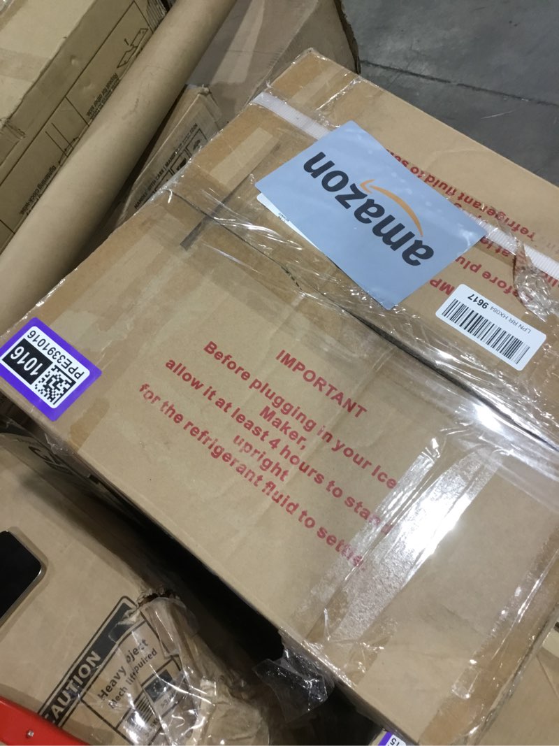 Condition photo showing New/Like New for Commercial Ice Maker,2025 Upgraded-101lbs/24H Stainless Steel Ice Machine with 33lbs Storage Capacity, Auto Self-Cleaning, LED Digital Display, 45 Ice Cubes in 12 Mins,Home/Bar/Restaurant