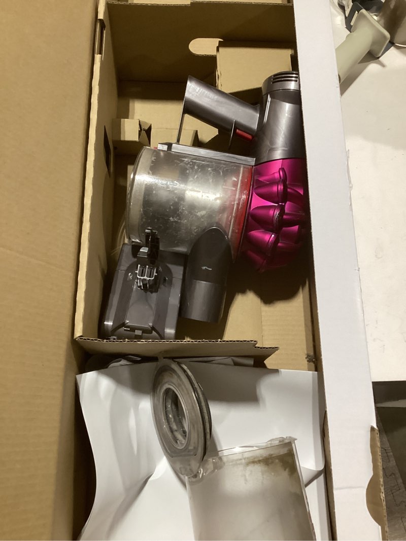 Condition photo showing As Is for Dyson V11 Cordless Stick Vacuum, Large, Nickel/Blue