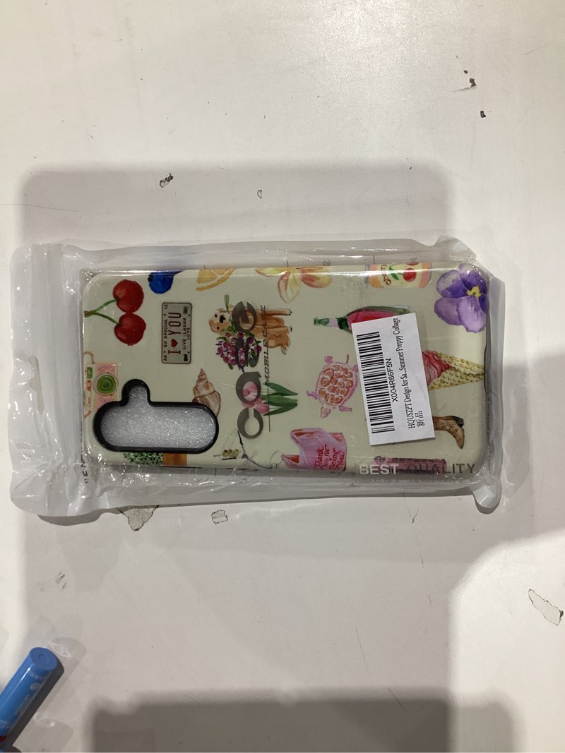 Condition photo showing New/Like New for Compatible for Samsung Galaxy S24 FE Case,Two Layer Protection Heavy Duty Cover,Compatible for Samsung Galaxy S24 FE Phone Case,Aesthetic Italian European Summer Preppy Collage