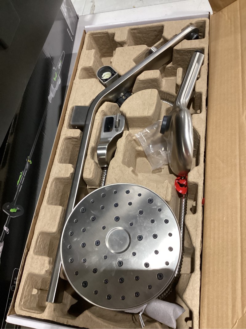 Condition photo showing Good Condition for kohler raindet vibrant brushed nickel 7.94-in shower faucet bar system with 3-way diverter