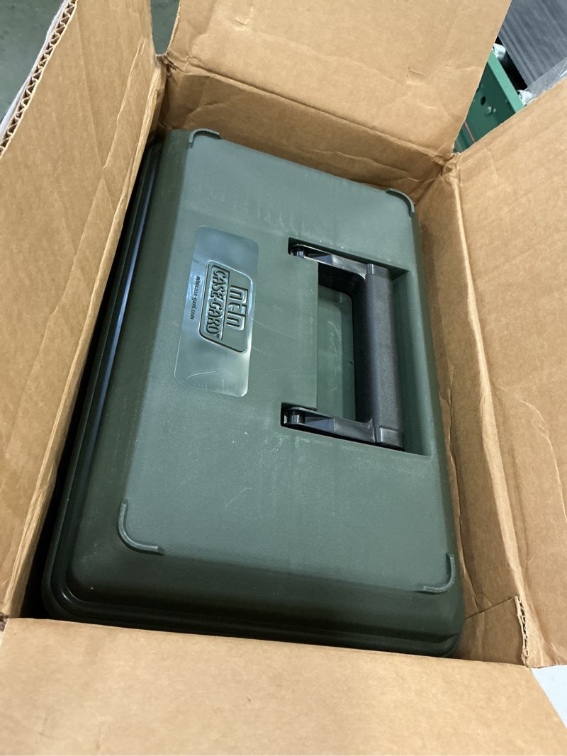 Condition photo showing Good Condition for MTM AC11 Ammo Can for Bulk Ammo, Lockable, Water-Resistant, Heavy-Duty Dual Latches, Double Padlock Tabs, USA Made, Forest Green