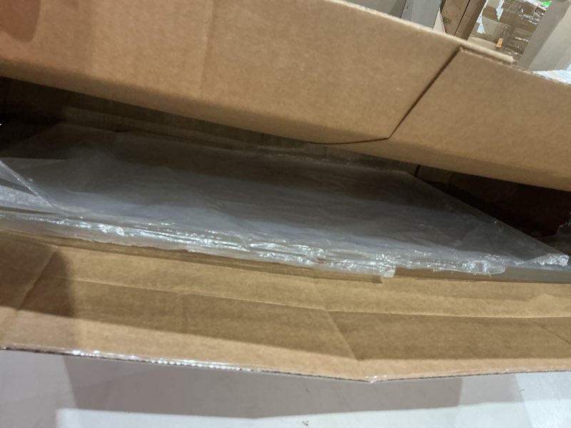 Condition photo showing As Is for calpalmy (2 pack) 1/4" thick clear acrylic sheets - 18 x 24 pre-cut plexiglass sheets for craft projects, signs, display cases, sneeze guard and more - cut with engraver, power saw or hand tools 18x24", 1/4" thick clear 2