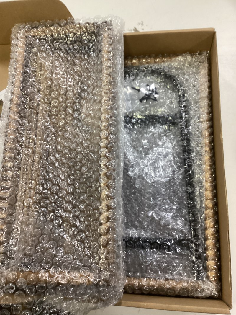 Condition photo showing New/Like New for Bathroom Countertop Organizer, 2 Tier Vanity Organizer and Storage for Cosmetic Skincare Perfume, Wood Bead Storage Shelf for Bathroom Kitchen Coffee Station