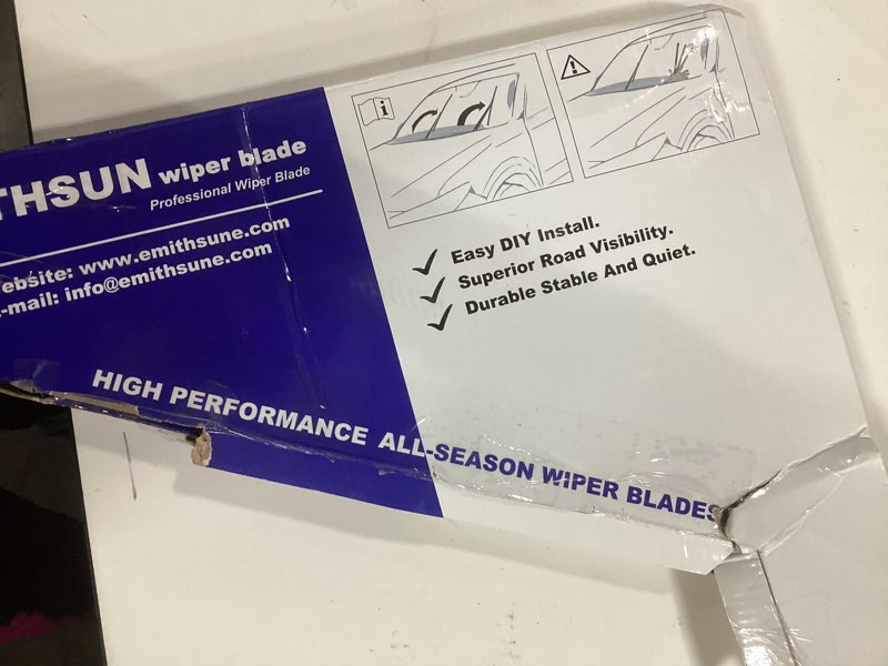 Condition photo showing New/Like New for OEM QUALITY 24" + 20" Premium All-Seasons Stable And Quiet Windshield Wiper Blades(Set of 2) Black wiper blades 24"+20"(Pair For Front Windshield)