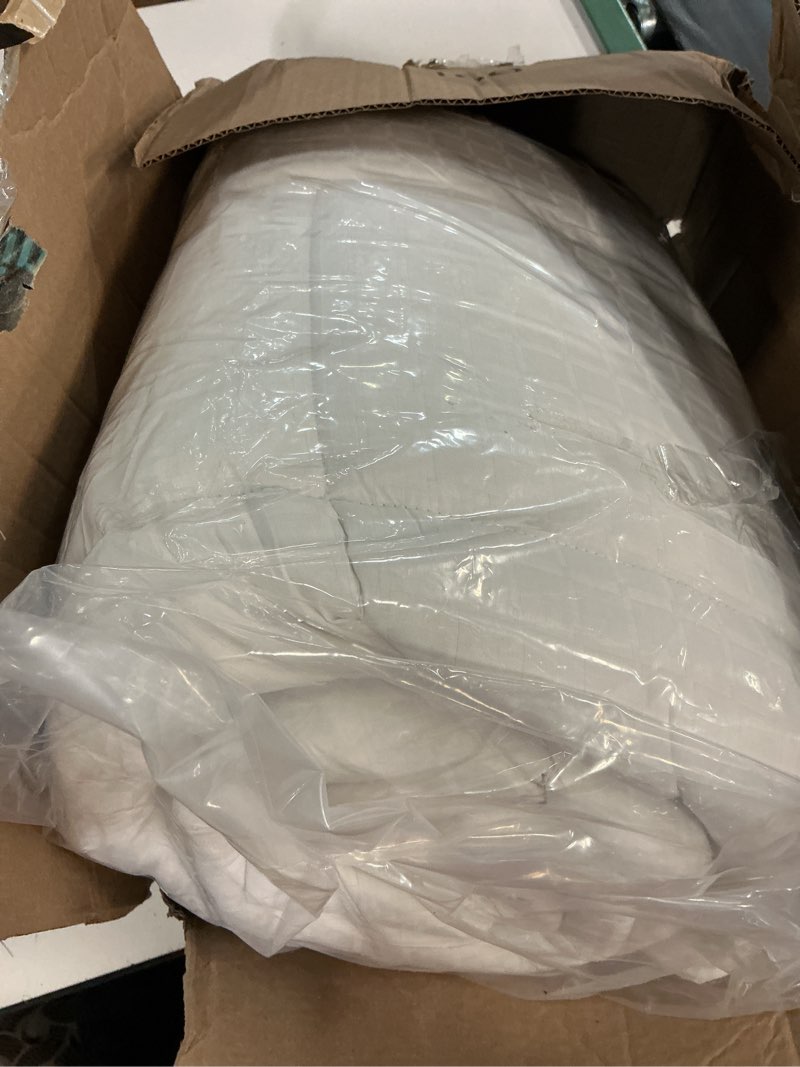 Condition photo showing Good Condition for serta comfortsure queen mattress cover, fitted pillow top mattress pad, super soft and breathable quilted cotton protector with 18" elastic deep pockets for secure fit, white