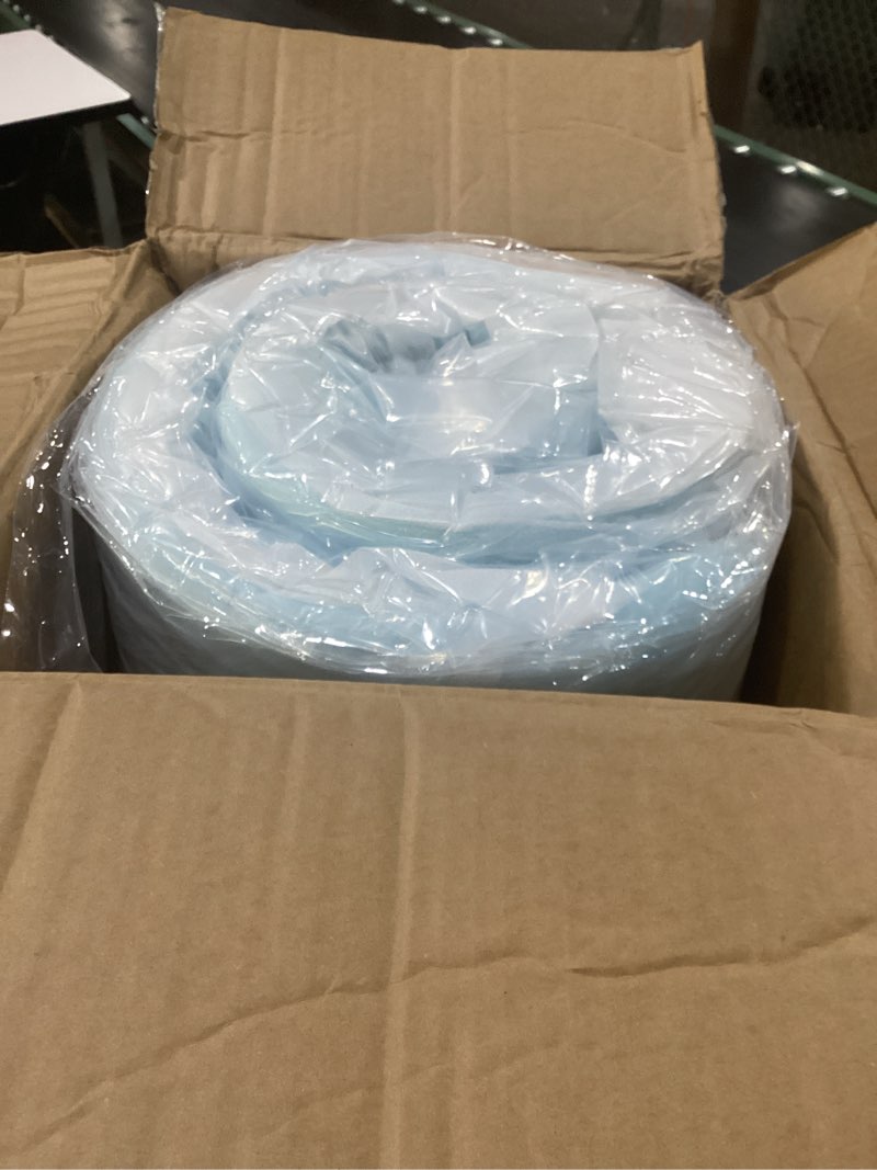 Condition photo showing New/Like New for valuxe full mattress topper 3 inch cooling gel memory foam, certipur-us certified topper & pad for back pain relief, soft breathable bedding with pressure relief (blue) full 3 inch