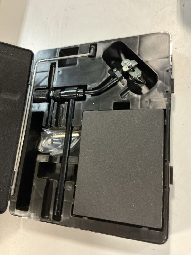 Condition photo showing As Is for Ussuris Rotary Fly Tying Vise with Travel Case Fly Tying Vice Kit (Black)