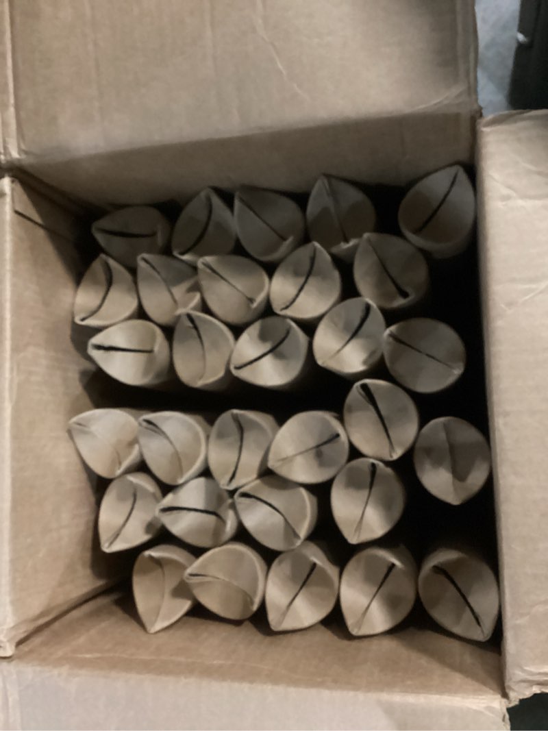 Condition photo showing Good Condition for Aviditi Snap Seal Kraft Mailing Tubes, 3 x 18 Inches, Pack of 24, for Shipping, Storing, Mailing, and Protecting Documents, Blueprints and Posters
