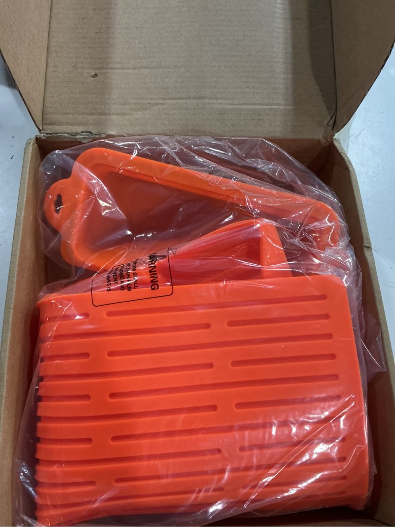 Condition photo showing New/Like New for 36" silicone griddle mat cover for blackstone 36 inch griddle accessories with 16" spatula mat & grease cup liner, food grade silicone grill cover full-edge protect from dirt, rust, set of 3