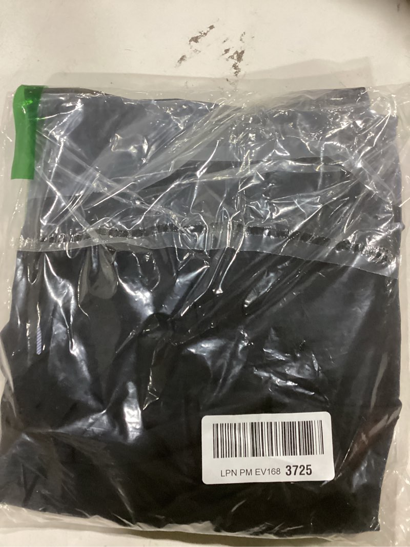 Condition photo showing As Is for Haggar Men's E-CLO Repreve Stria Pleat Front Dress Pant Black 34W x 29L