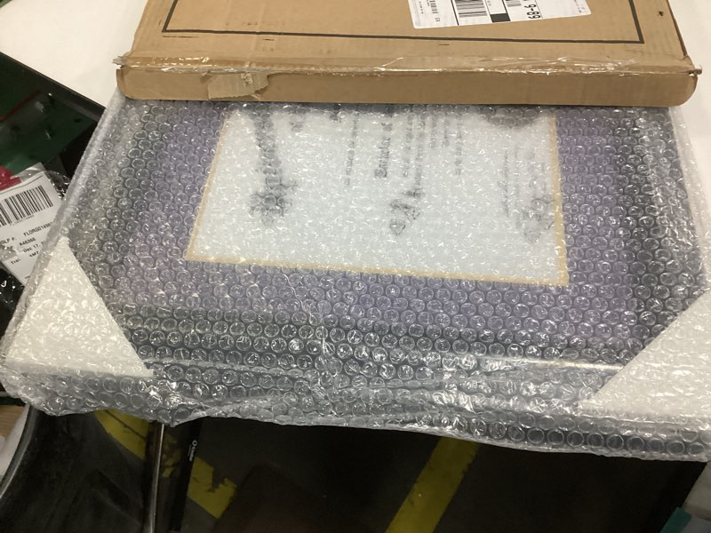 Condition photo showing Good Condition for GMFrames 11x14 Diploma Degree Frame with Purple Mat or Display 15x18 Certificates without Mat,Solid Wood,Black Finish with Intricate Black Rope Detail,UV Protection Acrylic Black / Purple Gold Mat 15x18 for 11x14 with Mat