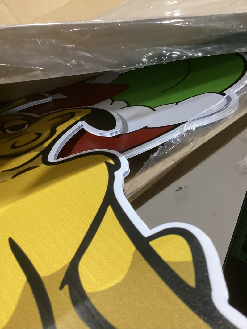 Condition photo showing Good Condition for Silly Mischivieous Christmas Character Stealing Lights (Double Sided + Max)