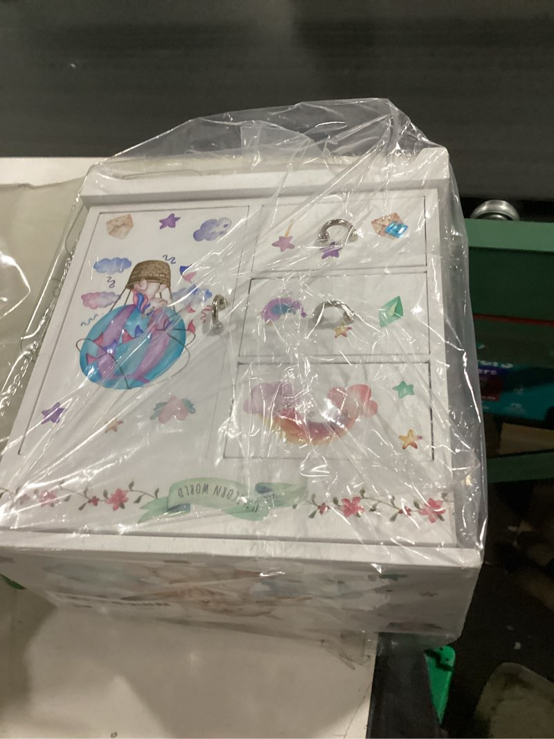 Condition photo showing Good Condition for pretty me unicorn musical jewelry box for kids - gifts for girls, ages 3-8, best princess room toys gift for age 3, 4, 5, 6, 7, 8 year old little girl - birthday present toy ideas music 20.6 inches