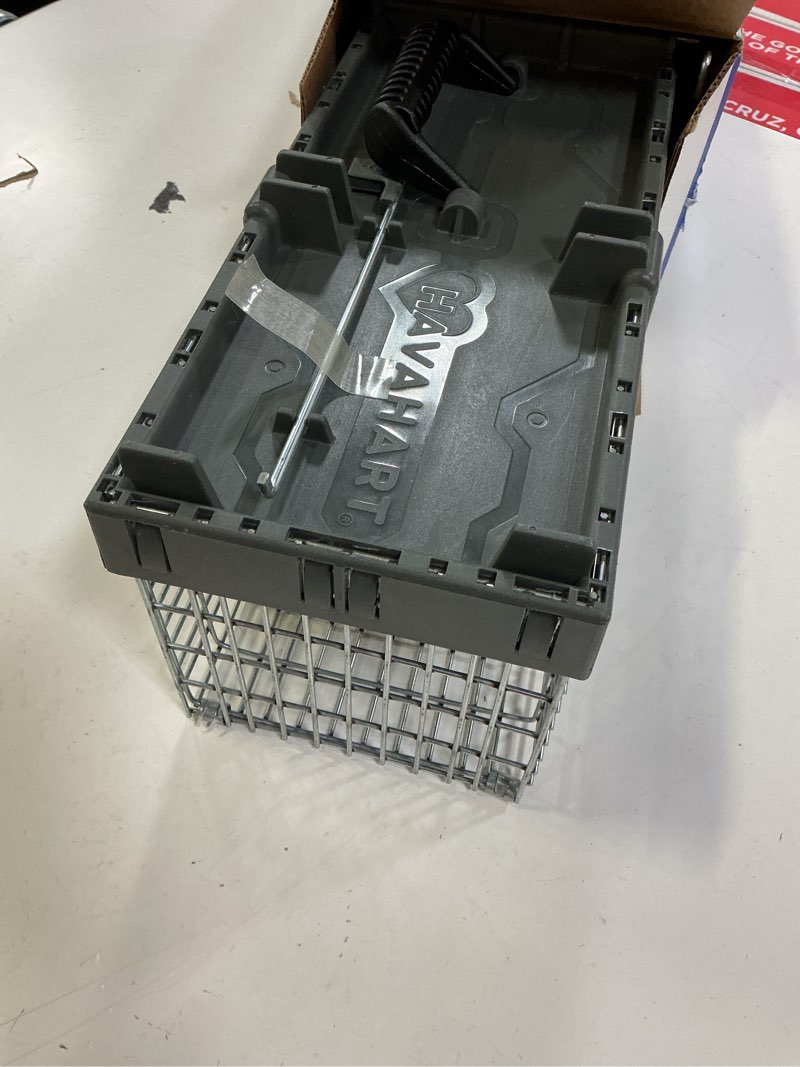 Condition photo showing Good Condition for havahart 1026 small 1-door humane live catch and release animal trap for squirrels, weasels, chipmunks, and small animals,white