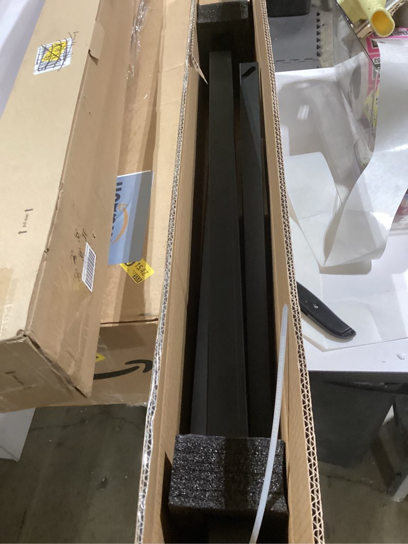 Condition photo showing Good Condition for VIVOSUN Outdoor Handrail, 3 Step Stair Handrail, 40" x 36" Fits 1 to 3 Steps, Wrought Mattle Iron Handrail for Concrete Steps, Porch Steps, One-Step Assembly, Black 3 Steps Straight