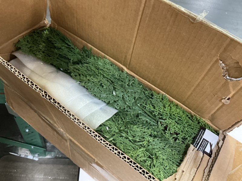 Condition photo showing New/Like New for Christmas Decorations - 7.5 Ft Pre-Lit Twinkle Christmas Cypress Tree - Artificial Christmas Trees with 350 LED Lights - Xmas Holiday Decor for Indoor Home Party Living Room Office Decoration 7.5ft