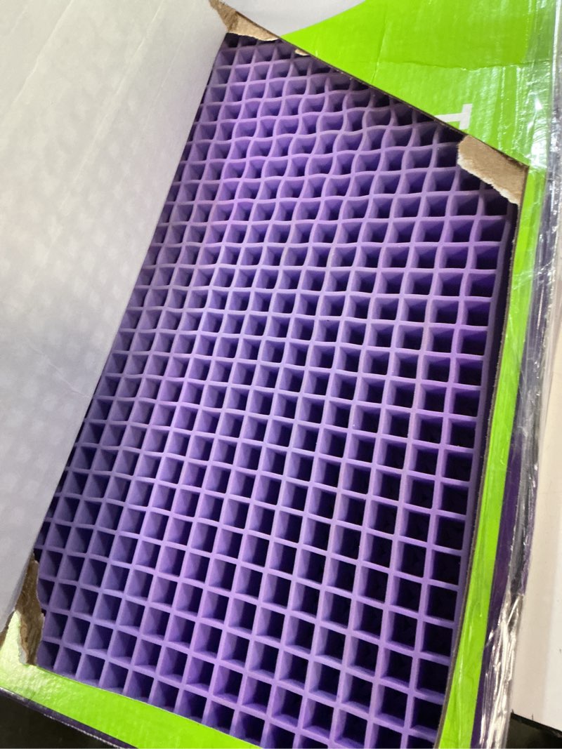 Condition photo showing Good Condition for purple ultimate seat cushion | pressure reducing grid designed for ultimate comfort | designed for gaming | made in the usa