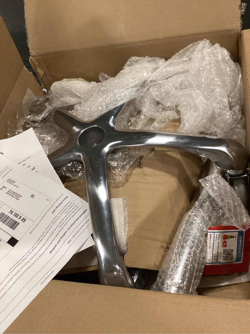 Condition photo showing New/Like New for Rolling Stool with Wheels, Heavy Duty 400 lbs Stool for Shop Guitar Lab Tattoo Workbench Medical, Adjustable Swivel Chair (Camel) Camel no footrest