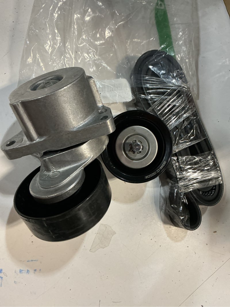 Condition photo showing Good Condition for belt tensioner and serpentine belt idler pulley for nissan rogue 2008-2013, rogue select 2014-2015