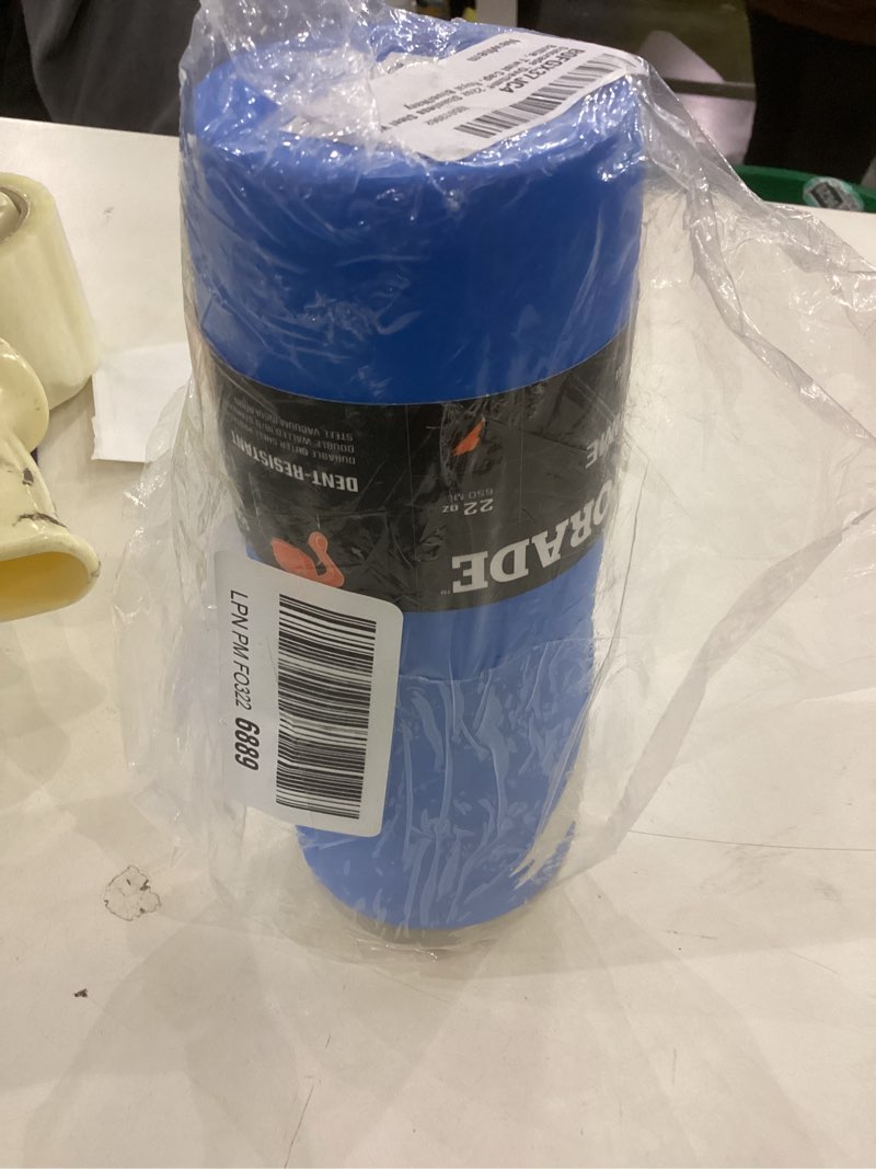 Gatorade 'Overtime' 22oz Stainless Steel Water Bottle, Twist Cap, Royal Blue/Navy