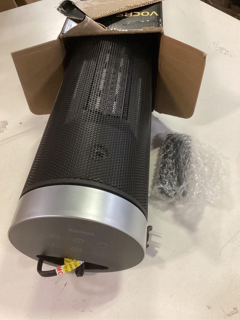 Condition photo showing Good Condition for Space Heater for Indoor Use with Remote - 70° Oscillating Tower Electric Heater, 24 Inchs, 12H Timer, 1500W Quiet PTC Ceramic Heating with Thermostat, Fast Safety Heat for Office, Home, Bedroom