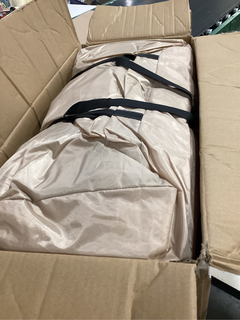 Condition photo showing As Is for wildfinder inflatable tent with skylight & stove jack, blow up tents