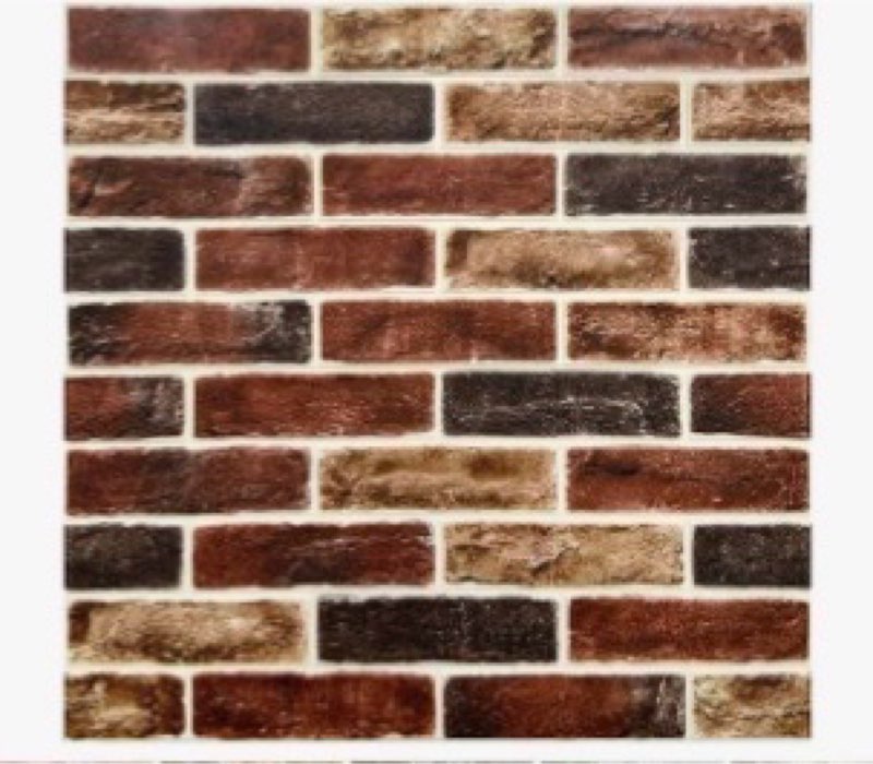 10-Pack 52 Sq.Ft 3D Wall Panels Peel and Stick 3D Faux Brick Wallpaper Peel and Stick Red Brown Faux