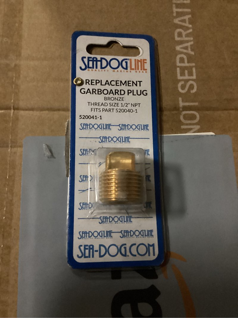 Sea-dog line replacement garboard plug