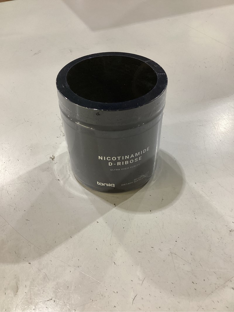 Condition photo showing New/Like New for toniiq ultra high potency 1400mg nad supplement | nad+ nicotinamide b3 blend with d-ribose, niacin - with riagev - 3rd party tested