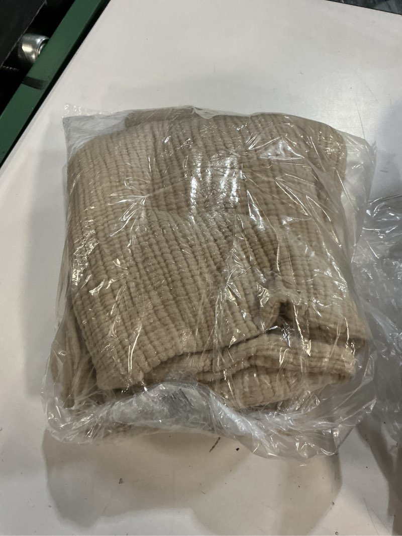 Condition photo showing Good Condition for organic cotton gauze sham set, king, dune