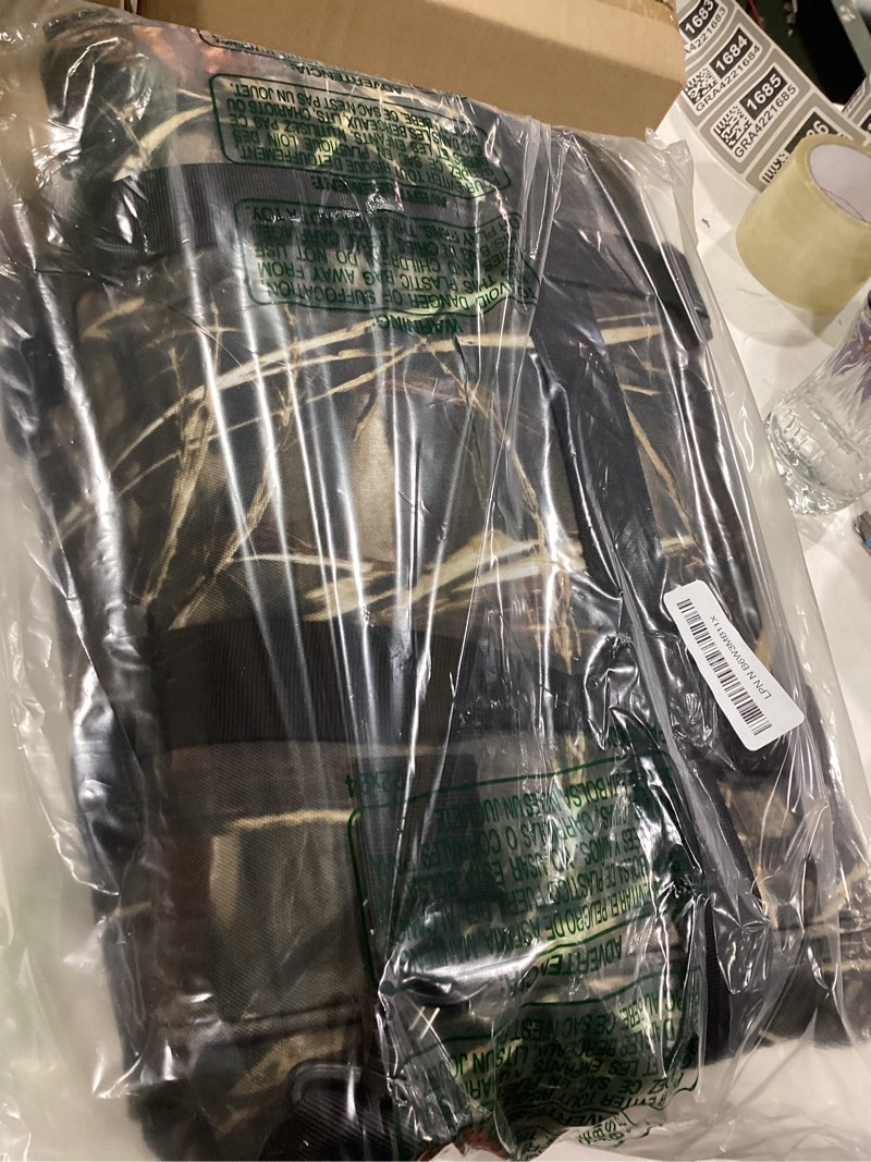 Condition photo showing Good Condition for CVLIFE Soft Compound Bow Case, Bow Bag Archery Case with Thick Pearl Cotton Padding, with Backpack Straps & Shoulder Strap, Archery bag with Arrow Pocket for Gear Protection with Cardholder Camo 44"x17.7"