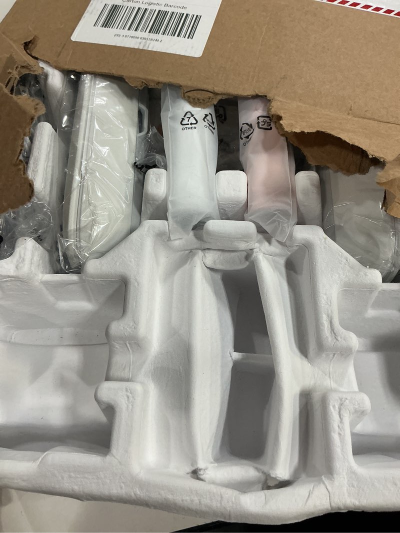 Condition photo showing As Is for philips sonicare diamondclean connected electric toothbrush 2 pack, x2 sonic toothbrushes, x2 charging travel cases, x2 a3 brush heads, 12 brushing settings, (pink and white), model hx9912/72 rose and white 1 count (pack of 2)
