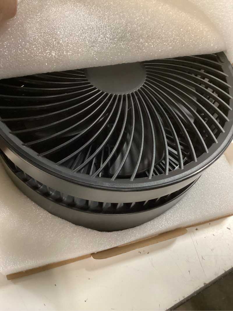 Condition photo showing Good Condition for portable standing oscillating rechargeable fan - 8" 8000mah battery operated usb fans for bedroom quiet remote folding pedestal floor ventilador foldable table desk room office camping cruise travel