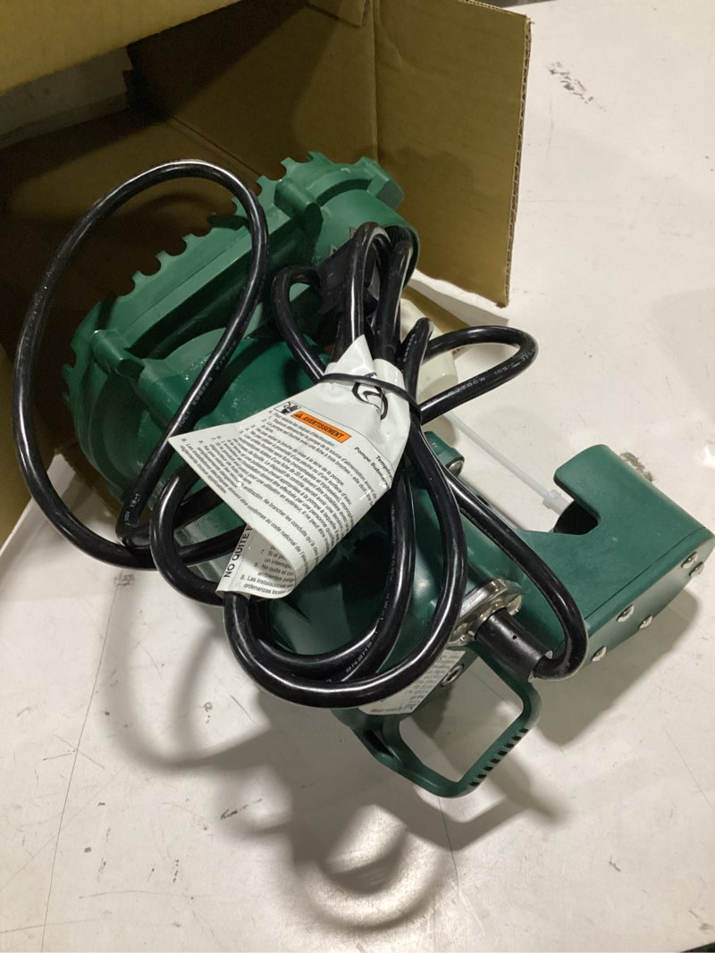 Condition photo showing Good Condition for zoeller 1/3-hp 115-volt 42-gpm cast iron submersible sump pump