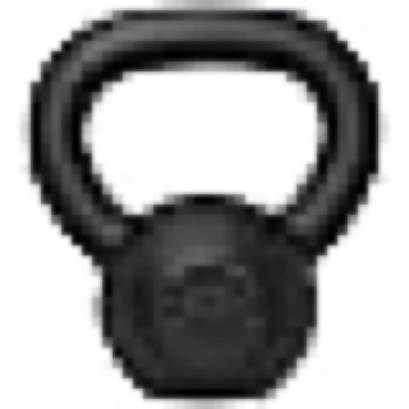 ( 20 lb )1-Piece Solid Cast Iron Kettlebells Weights Available: 5~50LB - Ideal for Strength Training, Building Muscles