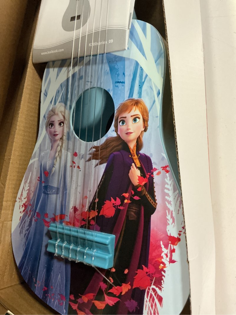 Condition photo showing Good Condition for Lexibook, Frozen, My First Guitar for Children, 6 Nylon Strings, 21" Long, Guide Included, Blue, K200FZ