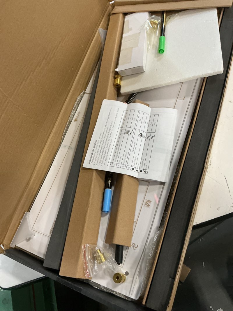 Condition photo showing Good Condition for Clear Glass Weekly Dry Erase Calendar Non-Magnetic Whiteboard for Wall, 7 Day to Do List, Menu & Meal Planner White Board for Kitchen Home Office, 23x9.5, 4 Markers Included, Yeoux Clear 23"W x 9.5"H
