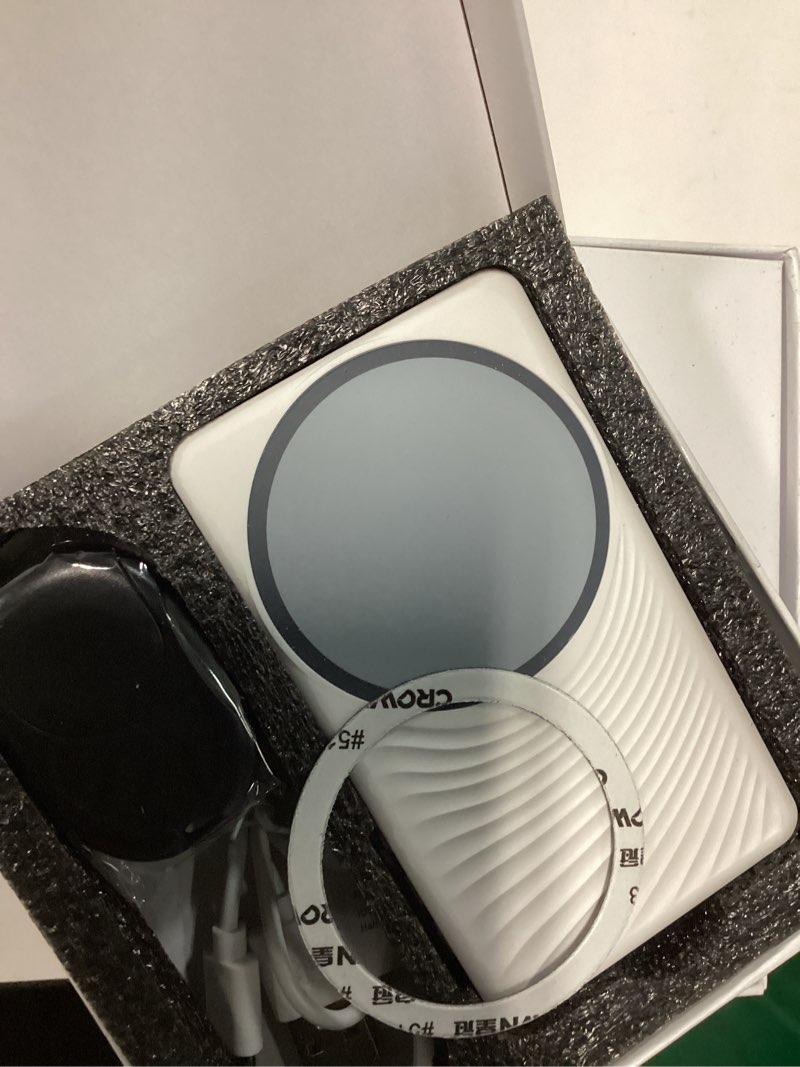 Condition photo showing Good Condition for henrety wireless vlog selfie monitor screen for iphone & android, bluetooth remote, 180° flip, magnetic stand, wide screen mode, 1800mah battery, rear camera live view for tiktok & youtube (white)